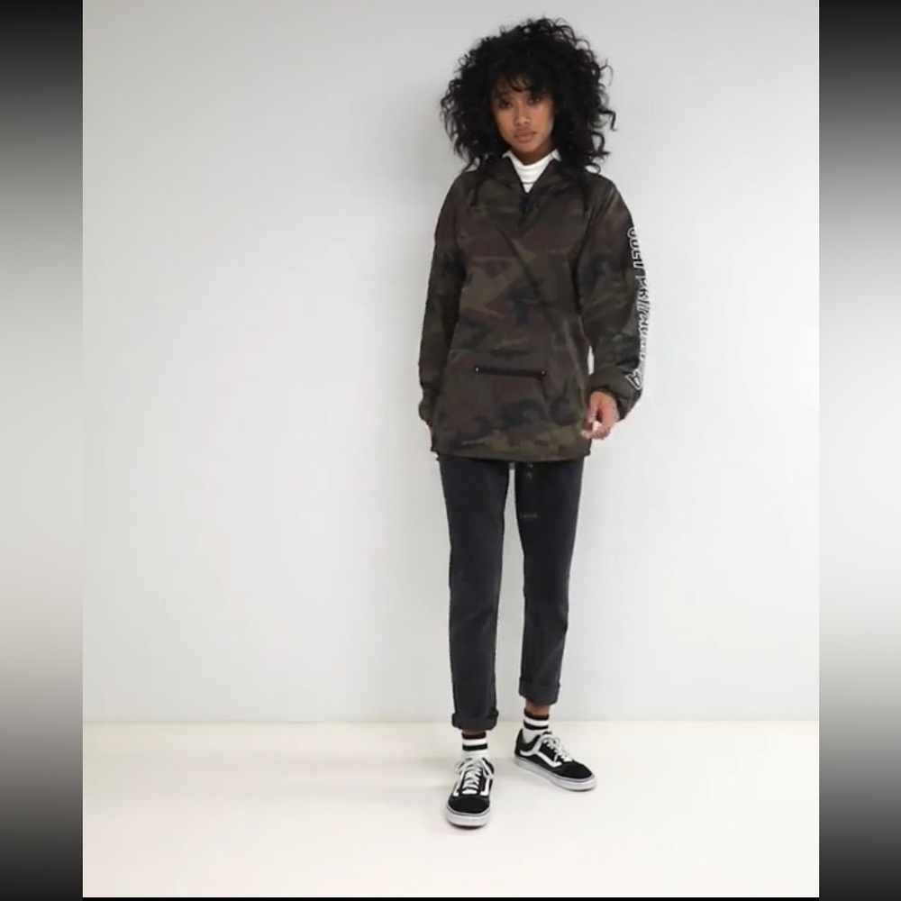 Obey Propaganda Nylon Hooded Pullover Jacket ASOS - Picture 8 of 16